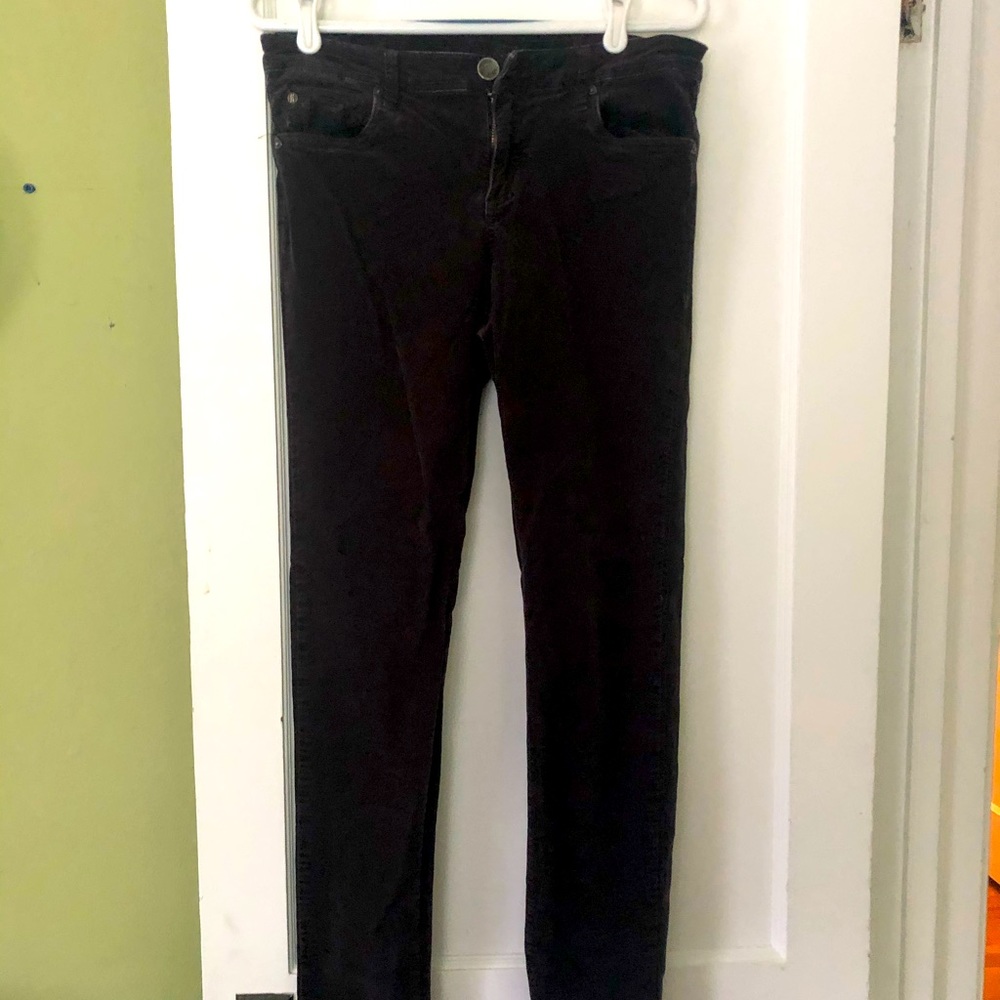 Kut from the Kloth corduroys, dark gray, size 10
